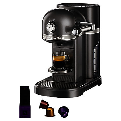 Nespresso Artisan Coffee Machine by KitchenAid Medallion Silver Nespresso Artisan Coffee Machine by KitchenAid Medallion Silver
